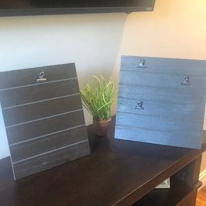 2 Black Shiplap Style Picture Frames